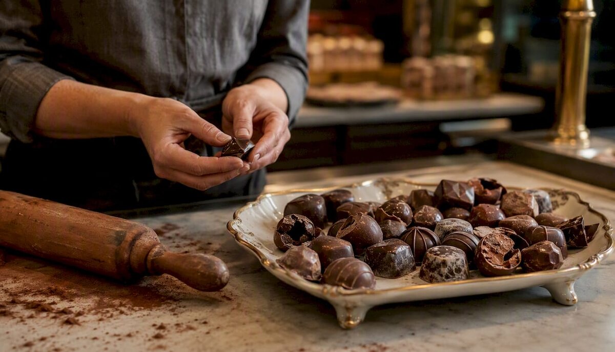 Čokoladne praline s uobičajenim nedostacima
