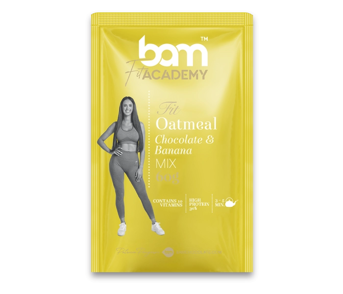 Zobena kaša, čokolada i banana, 60 g