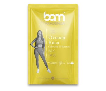 Zobena kaša, čokolada i banana, 60 g