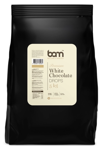 Kapi bijele čokolade, 5 kg