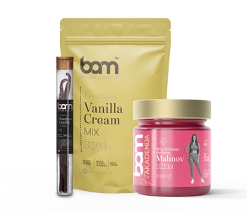 Paket za vanilin kolač s malinama