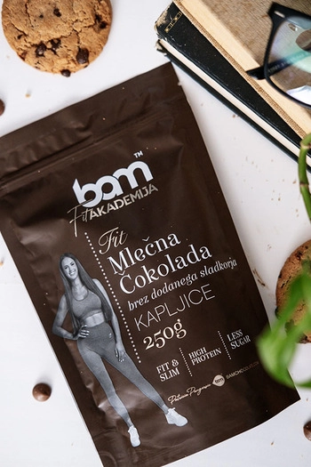 Mliječna čokolada bez dodanog šećera, 250 g