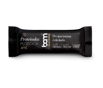 Proteinski pločica, dvostruka tamna čokolada