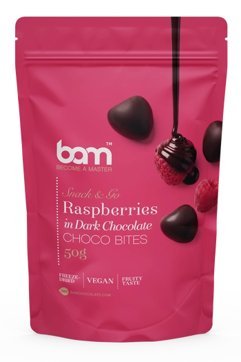 Maline u tamnoj čokoladi, 50 g