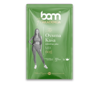 Zobena kaša, pita od jabuka, 60 g