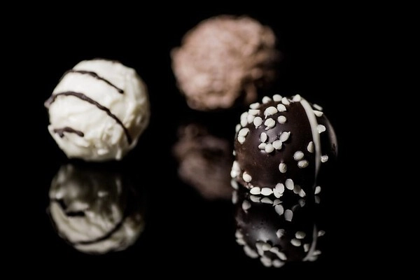 cokoladne praline s ganache kremom i konjakom