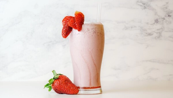 milkshake od jagode