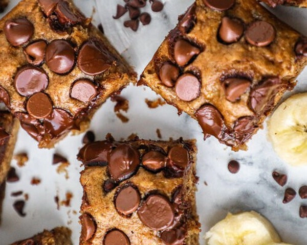 browniji s bananom i maslacem od kikirikija