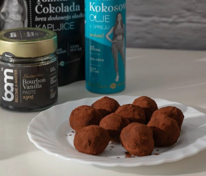 avokado truffli s tamnom cokoladom