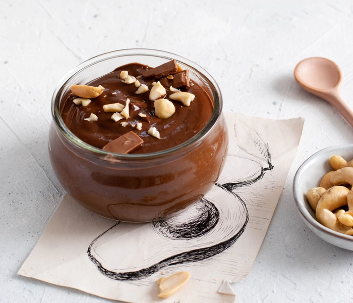 fit puding od cokolade s avokadom