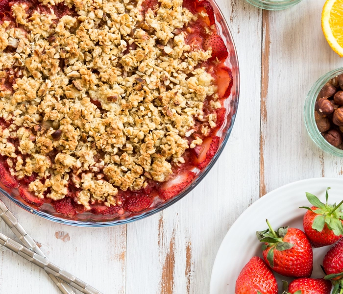 crumble od jagoda