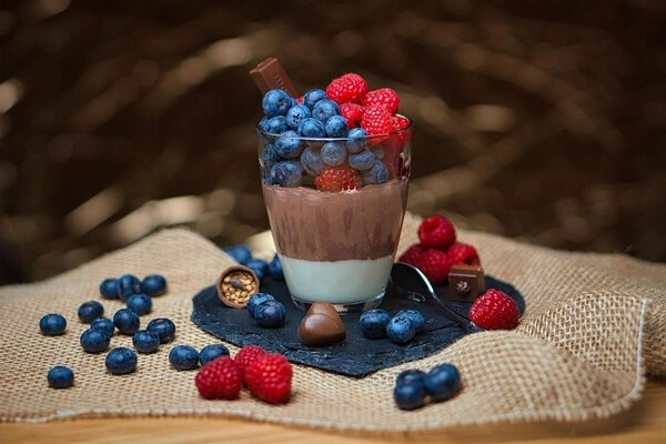 cokoladni puding s vinom