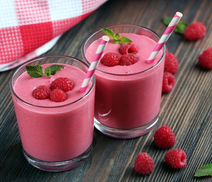 smoothie od malina s dzemom i bez dodanog secera: osvjezavajuci napitak za energican pocetak dana