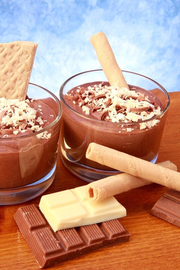 jednostavan cokoladni mousse