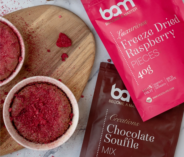 souffle od maline i cokolade