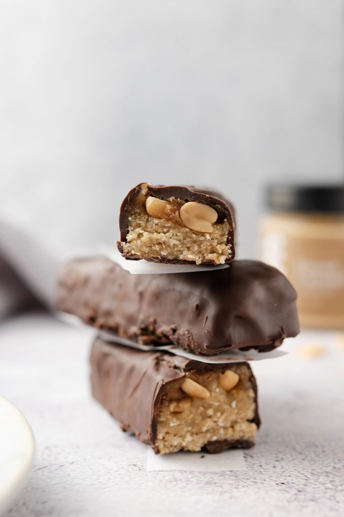 snickers bites s cokoladnim oblivom