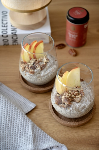 Apple chia puding
